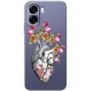 Чохол зі стразами OPPO A6x Heart