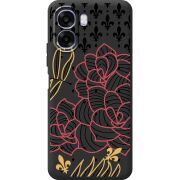 Чорний чохол BoxFace OPPO A6x FranceFlowers