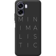 Чорний чохол BoxFace OPPO A6x Minimalistic