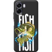 Чорний чохол BoxFace OPPO A6x Fish