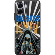 Чорний чохол BoxFace OPPO A6x Привид Києва в дії