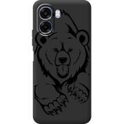 Чорний чохол BoxFace OPPO A6x Grizzly Bear
