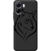 Чорний чохол BoxFace OPPO A6x Wolf