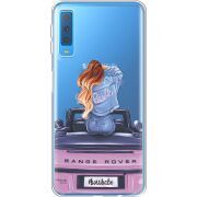 Прозрачный чехол Uprint Samsung A750 Galaxy A7 2018 Boss Babe