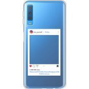 Прозрачный чехол Uprint Samsung A750 Galaxy A7 2018 Insta