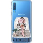 Прозрачный чехол Uprint Samsung A750 Galaxy A7 2018 VOGUE