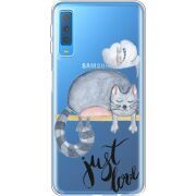 Прозрачный чехол Uprint Samsung A750 Galaxy A7 2018 Just Love
