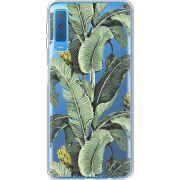 Прозрачный чехол Uprint Samsung A750 Galaxy A7 2018 Banana Leaves