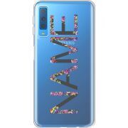 Прозрачный чехол Uprint Samsung A750 Galaxy A7 2018 Именной