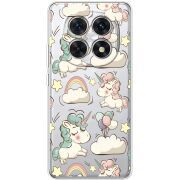 Прозорий чохол BoxFace Xiaomi Redmi Note 15 4G Unicorns