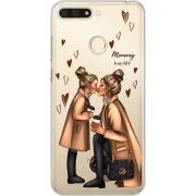 Прозрачный чехол Uprint Honor 7C Mommy Is My BFF