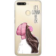 Прозрачный чехол Uprint Honor 7C It's Gonna Be OK