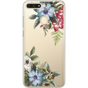 Прозрачный чехол Uprint Honor 7C Floral