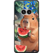 Чехол BoxFace Nothing Phone (2a) Plus Капібара з кавуном