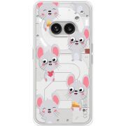 Прозрачный чехол BoxFace Nothing Phone (2a) Plus с 3D-глазками Mouse