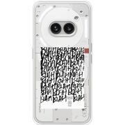 Прозрачный чехол BoxFace Nothing Phone (2a) Plus Blah Blah