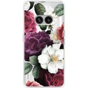 Прозрачный чехол BoxFace Nothing Phone (2a) Plus Floral Dark Dreams