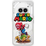 Прозрачный чехол BoxFace Nothing Phone (2a) Plus Super Mario
