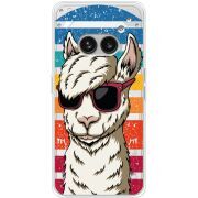 Прозрачный чехол BoxFace Nothing Phone (2a) Plus Стильна Лама