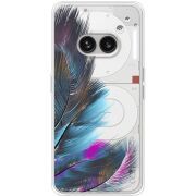 Прозрачный чехол BoxFace Nothing Phone (2a) Plus Feathers