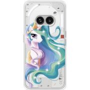 Чехол со стразами Nothing Phone (2a) Plus Unicorn Queen