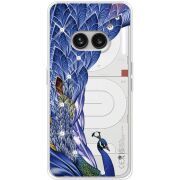 Чехол со стразами Nothing Phone (2a) Plus Peafowl
