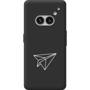 Черный чехол BoxFace Nothing Phone (2a) Plus Paper Plane