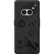 Черный чехол BoxFace Nothing Phone (2a) Plus Mountains