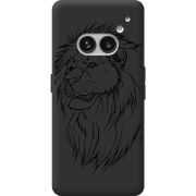 Черный чехол BoxFace Nothing Phone (2a) Plus Lion
