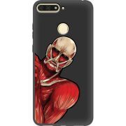 Черный чехол Uprint Huawei Y6 Prime 2018 / Honor 7A Pro Титан