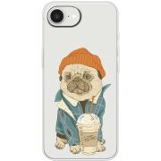 Прозорий чохол BoxFace Apple iPhone 17e Dog Coffeeman