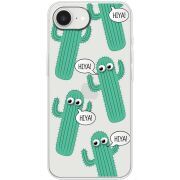 Прозорий чохол BoxFace Apple iPhone 17e с 3D-глазками HIYA