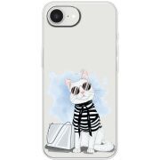 Прозорий чохол BoxFace Apple iPhone 17e Cat Style