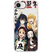 Прозорий чохол BoxFace Apple iPhone 17e Незуко та друзі