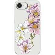 Прозорий чохол BoxFace Apple iPhone 17e Cherry Blossom