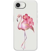 Прозорий чохол BoxFace Apple iPhone 17e Floral Flamingo