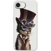 Прозорий чохол BoxFace Apple iPhone 17e Steampunk Cat