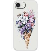 Чохол зі стразами Apple iPhone 17e Ice Cream Flowers