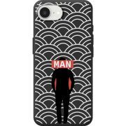 Чорний чохол BoxFace Apple iPhone 17e Man Pattern