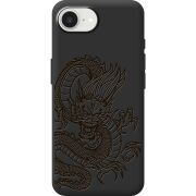 Чорний чохол BoxFace Apple iPhone 17e Chinese Dragon