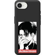 Чорний чохол BoxFace Apple iPhone 17e Attack On Titan - Ackerman