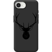Чорний чохол BoxFace Apple iPhone 17e Deer
