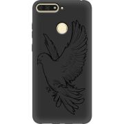 Черный чехол Uprint Honor 7C Dove