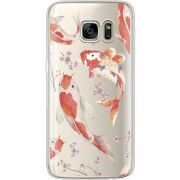 Прозрачный чехол Uprint Samsung G930 Galaxy S7 Japanese Koi Fish