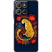 Чохол BoxFace Motorola G17 Petrykivka Leopard