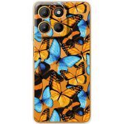 Прозорий чохол BoxFace Motorola G17 Butterfly Morpho