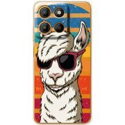 Прозорий чохол BoxFace Motorola G17 Стильна Лама