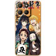 Прозорий чохол BoxFace Motorola G17 Незуко та друзі