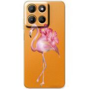 Прозорий чохол BoxFace Motorola G17 Floral Flamingo