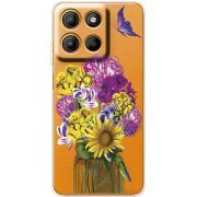 Прозорий чохол BoxFace Motorola G17 My Bouquet